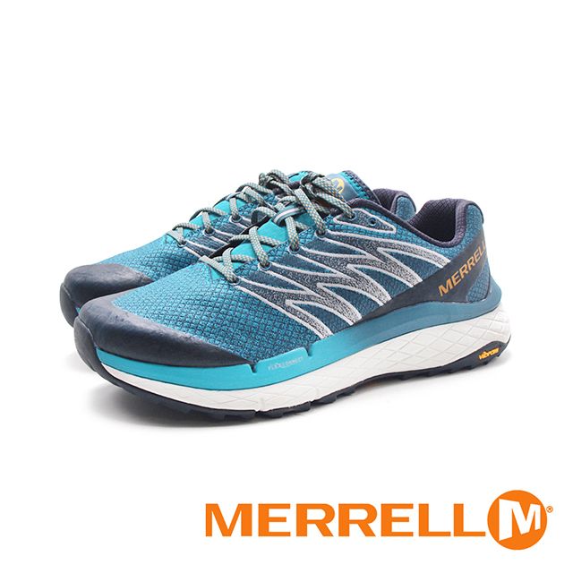 Merrell (男)RUBATO戶外輕量緩震越野慢跑鞋 男鞋-藍