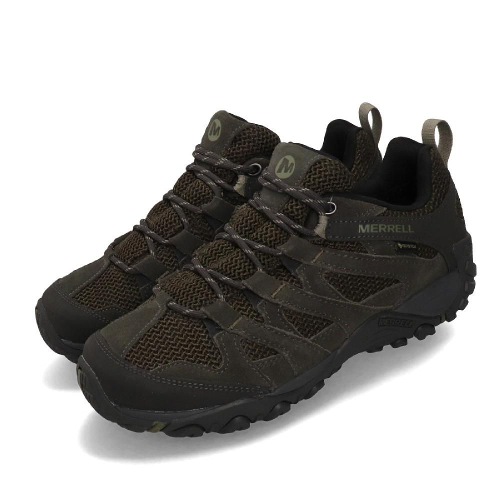 Merrell  邁樂 戶外鞋 Alverstone GTX 男鞋 綠 黑 登山 越野 防水 耐磨 運動鞋 ML36739