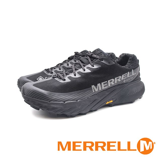 Merrell (男)AGILITY PEAK 5 GTX戶外健身輕量型慢跑越野鞋 男鞋-黑