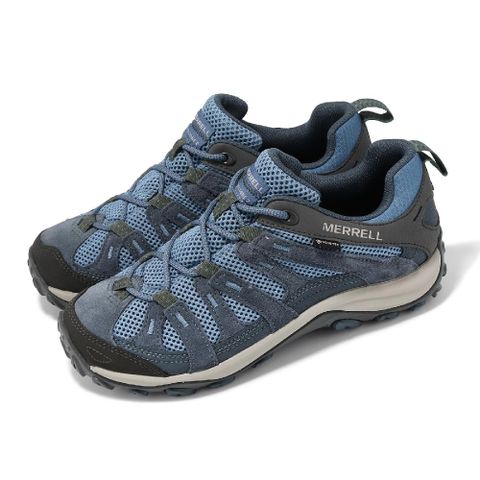 Merrell 邁樂 戶外鞋 Alverstone 2 GTX 男鞋 藍 黑 防水 襪套 避震 抓地 郊山 健行 登山鞋 ML037609