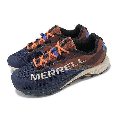 Merrell 邁樂 越野跑鞋 MTL Long Sky 2 男鞋 深藍 棕 耐磨 抓地 反光 郊山 健行 運動鞋 ML068163