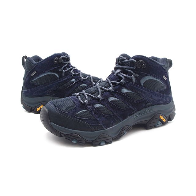 Merrell (男)MOAB 3 MID GORE-TEX防水登山中筒鞋 男鞋-深藍