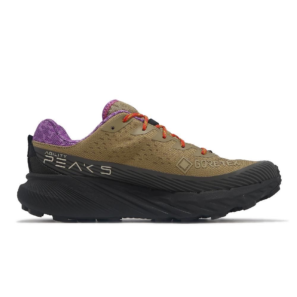 Merrell  邁樂 越野跑鞋 Agility Peak 5 GTX 男鞋 棕 紫 防水 襪套 抓地 越野 運動鞋 ML068107