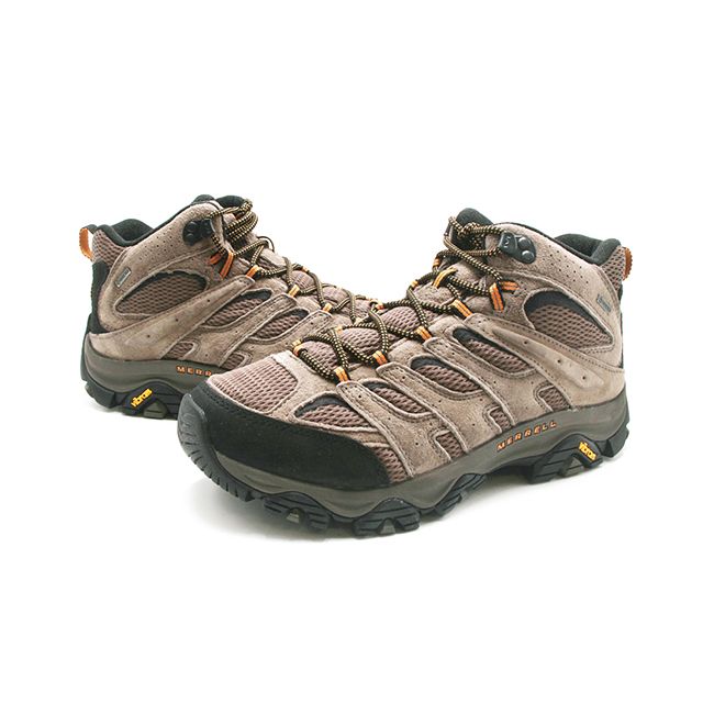 Merrell (男)MOAB 3 MID GORE-TEX防水登山中筒鞋 男鞋-寬楦棕