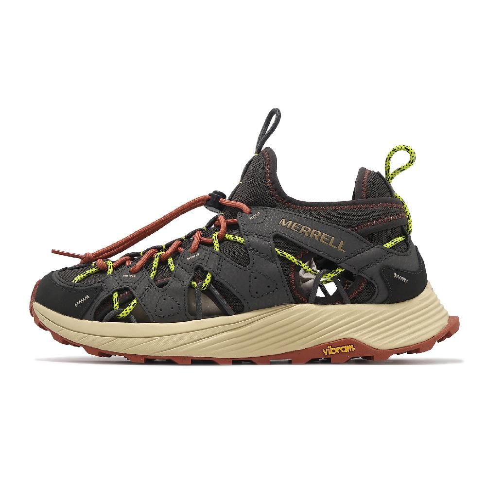 Merrell  邁樂 戶外鞋 Moab Flight Sieve 男鞋 灰 橘 輕量 黃金大底 登山 越野 運動鞋 ML068079