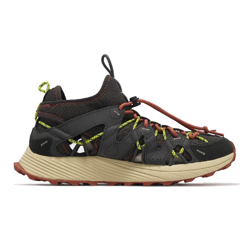 Merrell  邁樂 戶外鞋 Moab Flight Sieve 男鞋 灰 橘 輕量 黃金大底 登山 越野 運動鞋 ML068079