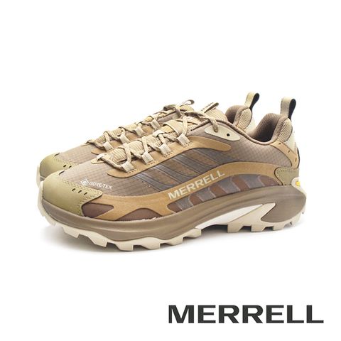 Merrell (男)MOAB SPEED 2 GORE-TEX防水登山健行鞋 男鞋-卡其