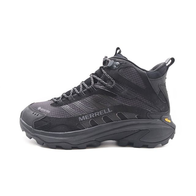 Merrell (男)MOAB SPEED 2 MID GORE-TEX防水輕量登山戶外高筒鞋 男鞋-黑