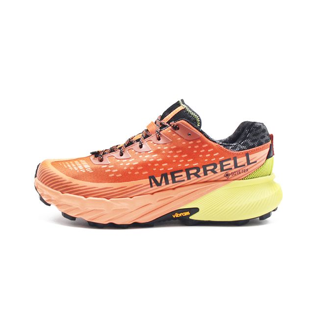 Merrell (男)AGILITY PEAK 5 GTX 防水戶外健身輕量型慢跑越野鞋 男鞋-活力橘