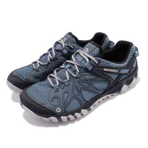 Merrell 邁樂 戶外鞋 All Out Blaze Aero Sport 男鞋 藍 黑 防潑水 黃金大底 越野 ML12641