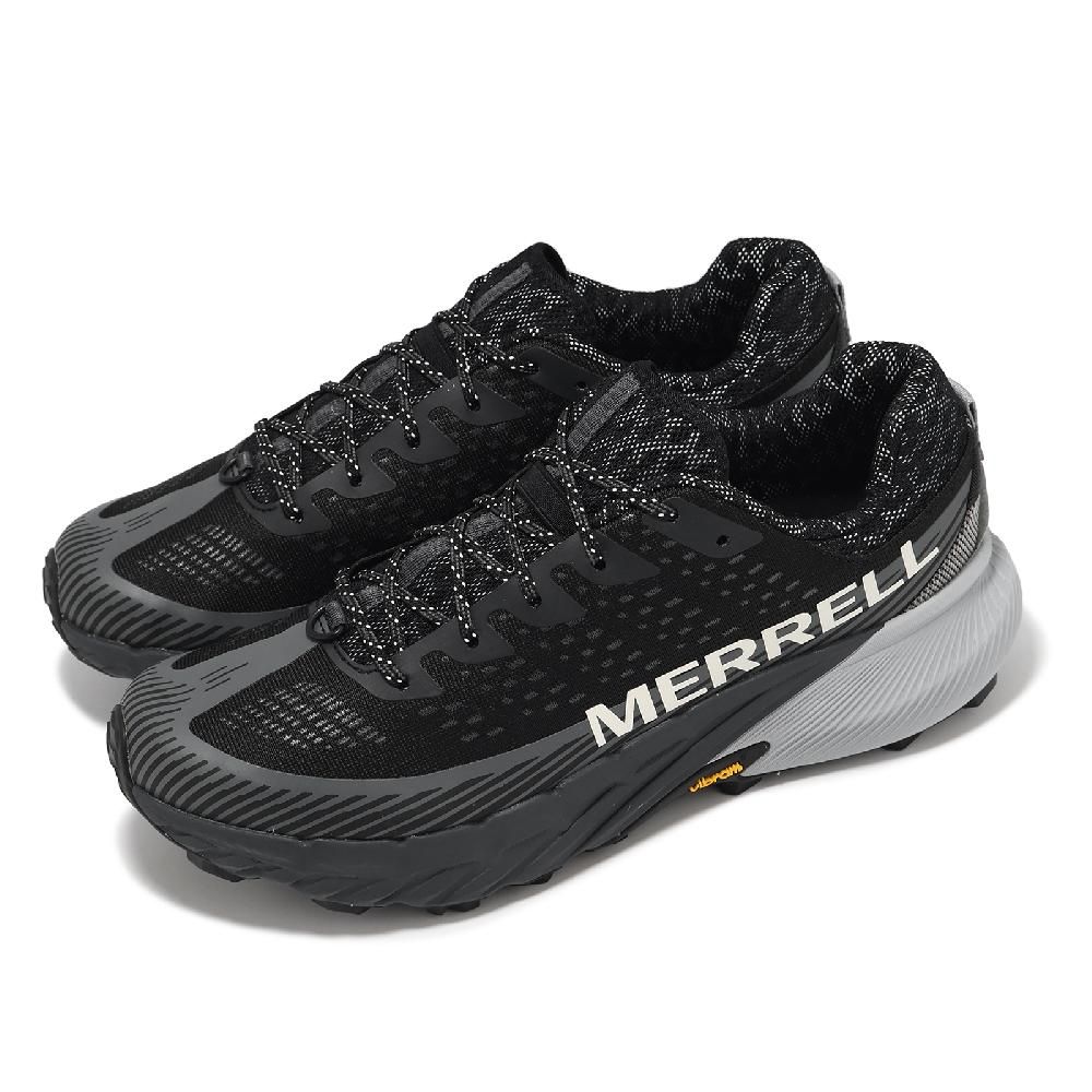 Merrell  邁樂 越野跑鞋 Agility Peak 5 男鞋 黑 灰 抓地 橡膠大底 回彈 運動鞋 ML067759