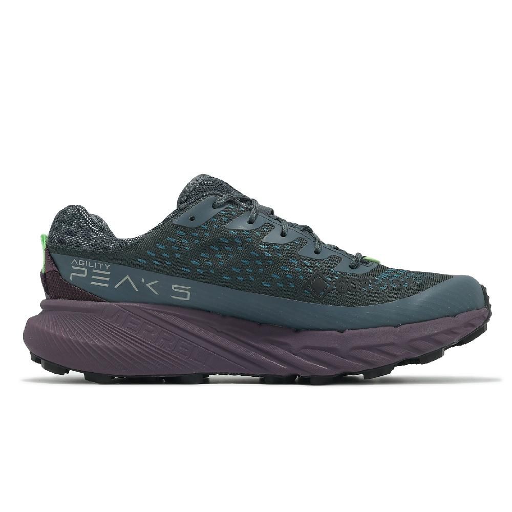 Merrell Merrell 邁樂 越野跑鞋 Agility Peak 5 GTX 男鞋 藍 紫 防水 黃金大底 回彈 戶外 運動鞋 ML068187