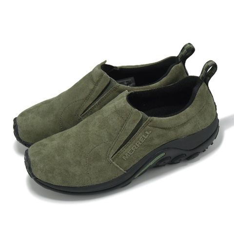 Merrell Merrell 邁樂 休閒鞋 Jungle Moc 男鞋 橄欖綠 麂皮 支撐 鬆緊帶 易穿脫 ML006693