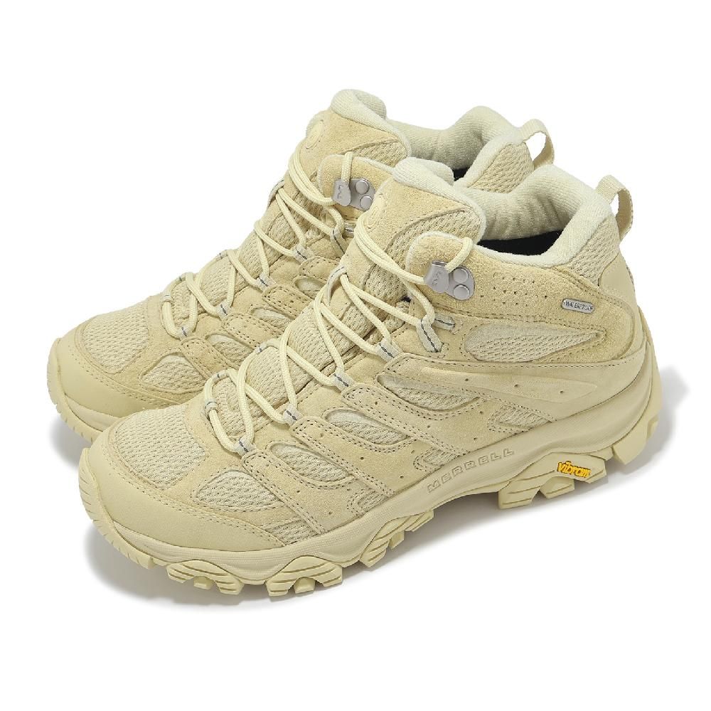 Merrell Merrell 邁樂 戶外鞋 Moab 3 Mid WP 男鞋 鵝黃 防潑水 中筒 黃金大底 登山鞋 廣告主打款 ML037891