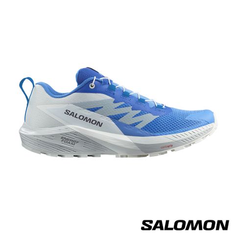 SALOMON 男 SENSE RIDE 5 野跑鞋 伊比薩藍/黃金石藍/白