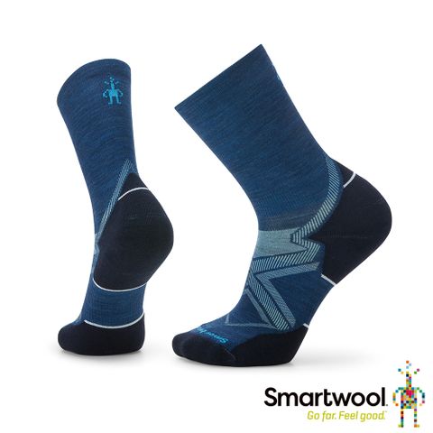 SmartWool 機能跑步局部輕量減震中長襪 靛藍色