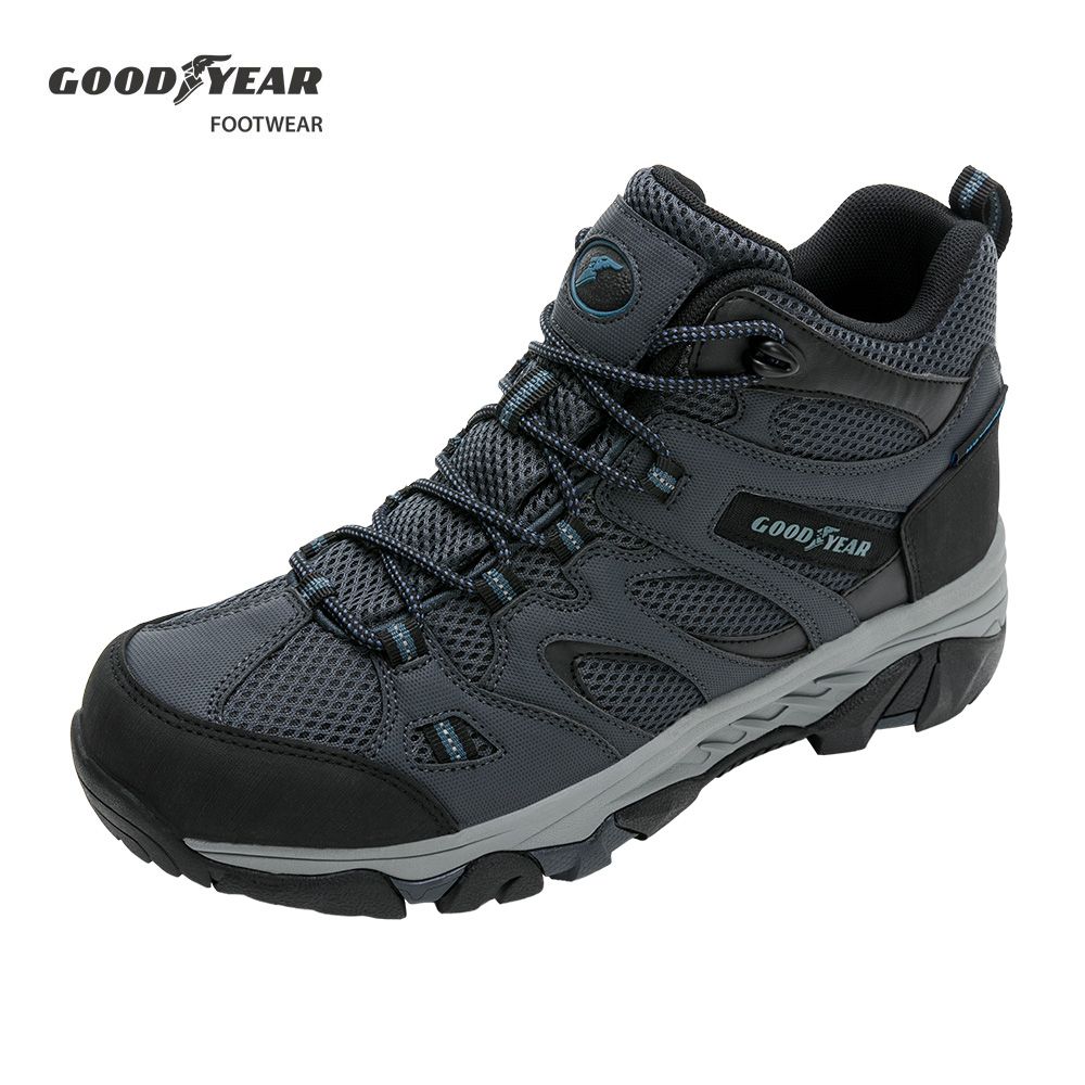 Goodyear 固特異 森林之王M1-郊山健行鞋/男 戶外 登山 耐磨 藍色(GAMO23526)