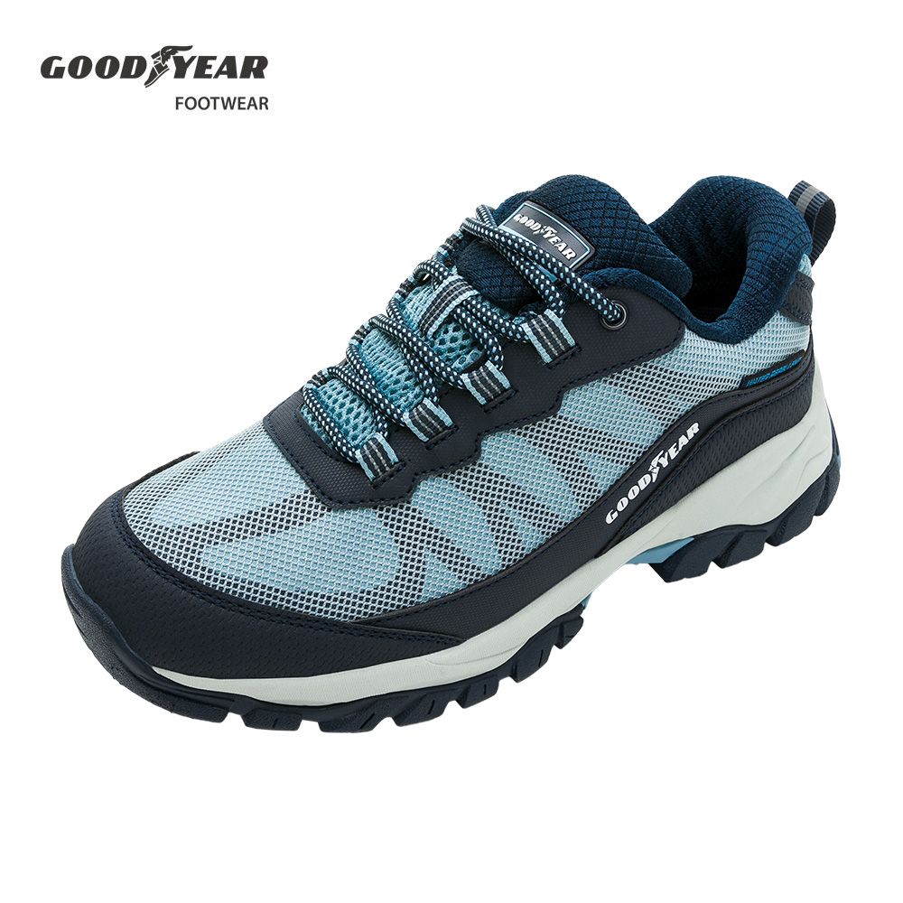 Goodyear 固特異 郊山健行鞋/女 戶外郊山 防水 耐磨 藍色(戶外趣W3-GAWO32406)