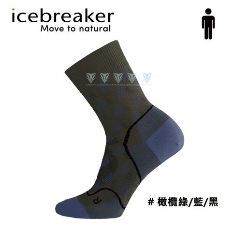 icebreaker IB104652 男 中筒薄毛圈健行襪