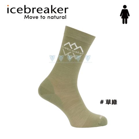 icebreaker IB0A56YY 女 中筒細針織都會休閒襪