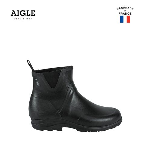 AIGLE 男 時尚短筒膠靴DAINTREE(AG-F8435A100)-黑色