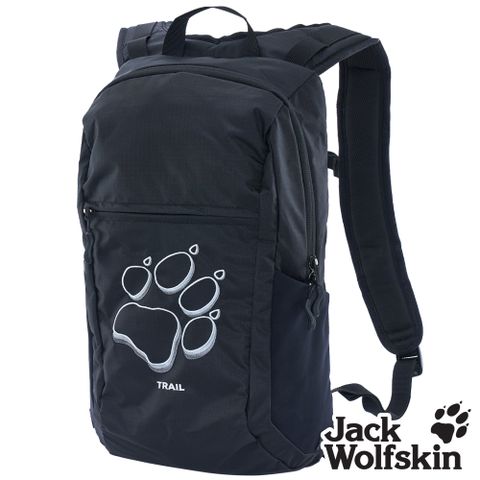 【飛狼 Jack Wolfskin】TRAIL 刺繡狼爪輕巧旅遊休閒包 健行背包 12L『黑』