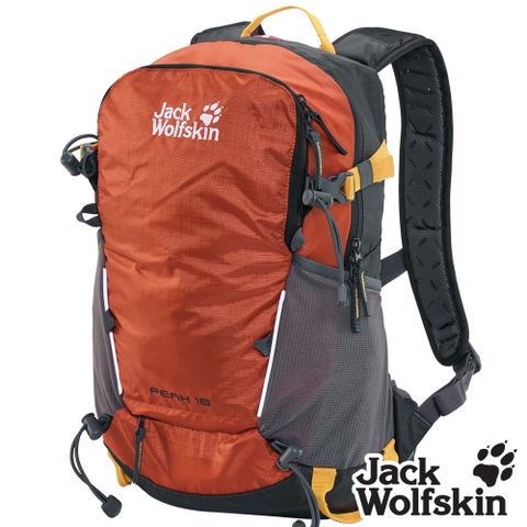【Jack wolfskin 飛狼】Peak 15L 登山背包 健行背包『磚瓦紅』