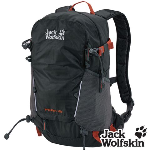 【Jack wolfskin 飛狼】Peak 15L 登山背包 健行背包『曜石黑』