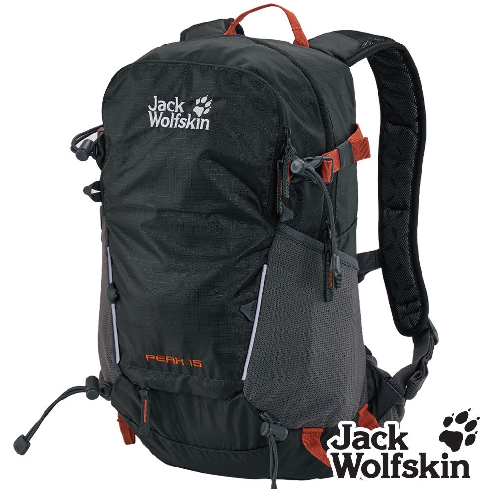 Jack Wolfskin Peak 15L 登山背包 健行背包『曜石黑』