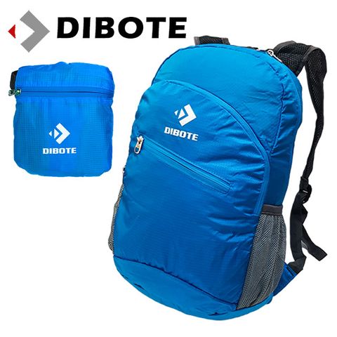 DIBOTE 迪伯特 折疊背包攻頂包登山背包  (藍)