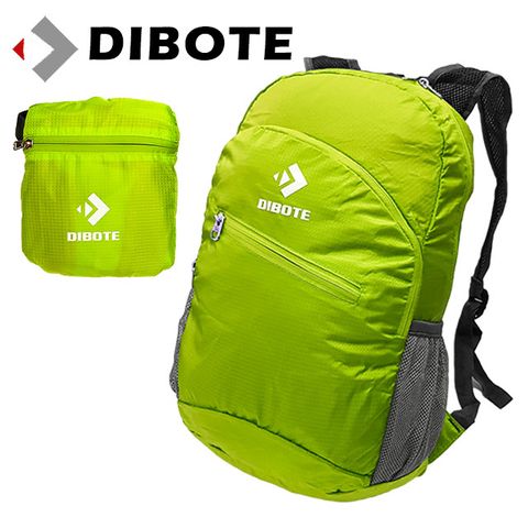 DIBOTE 迪伯特 折疊背包攻頂包登山背包  (綠)