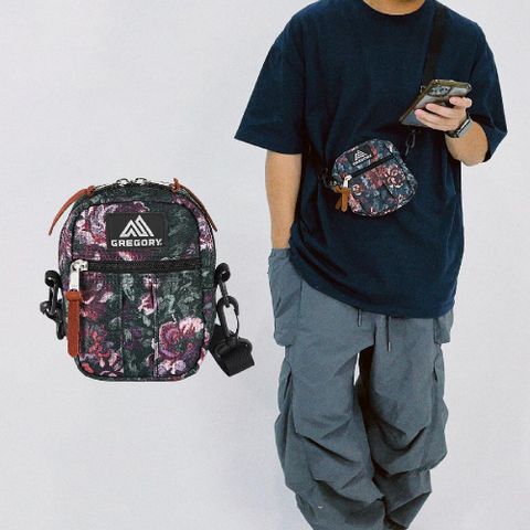 Gregory 肩背包 1.5L QUICK POCKET Shoulder Bag 群花油彩 可調背帶 斜背包 654749867