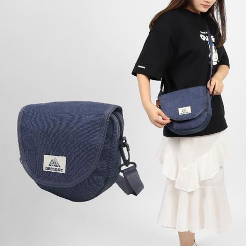 Gregory Gregory 肩背包 2.5L LAUGHING XS Shoulder bag 藍 天絲丹寧 抗撕裂 小包 1386251290