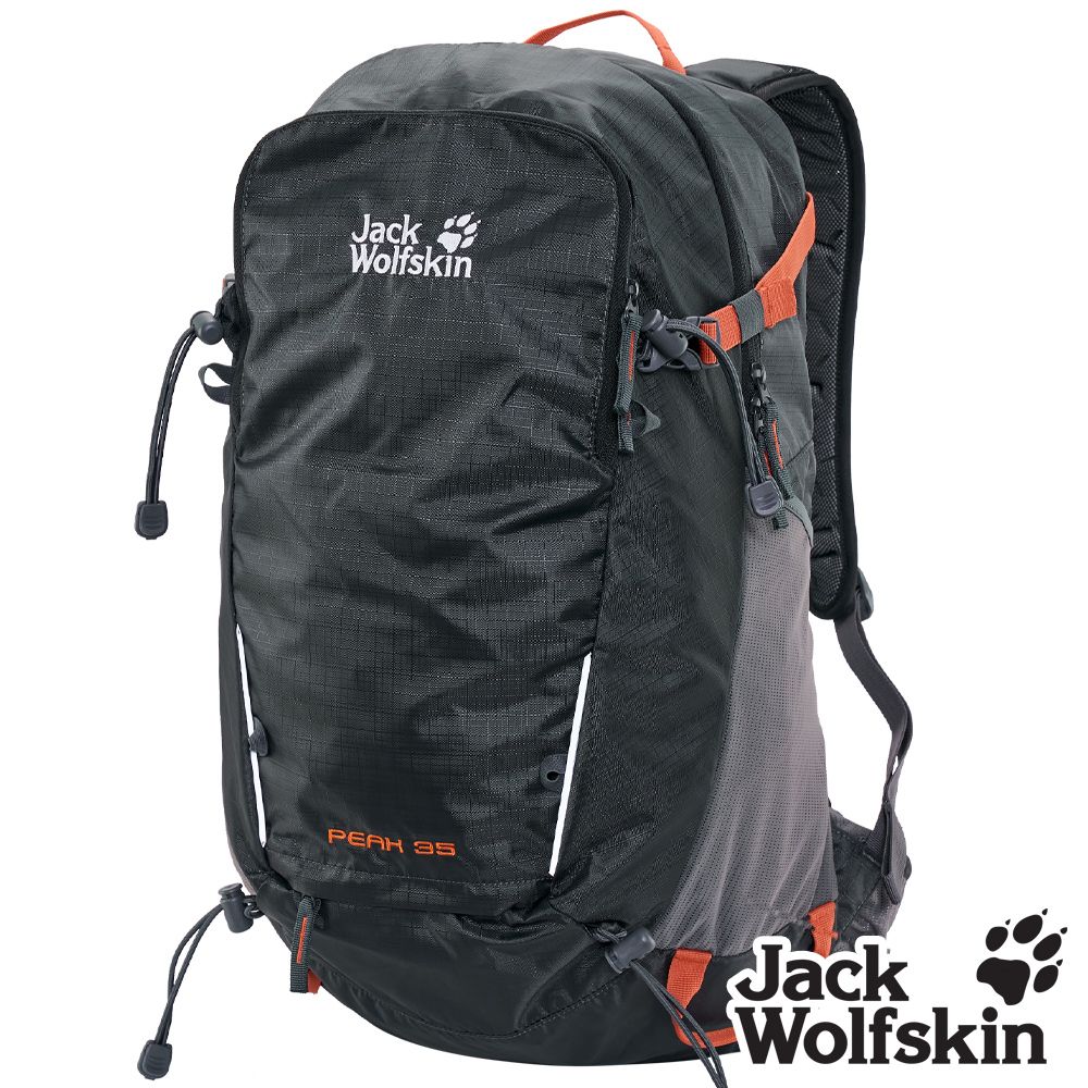 Jack Wolfskin Peak 35L 登山背包 健行背包『曜石黑』