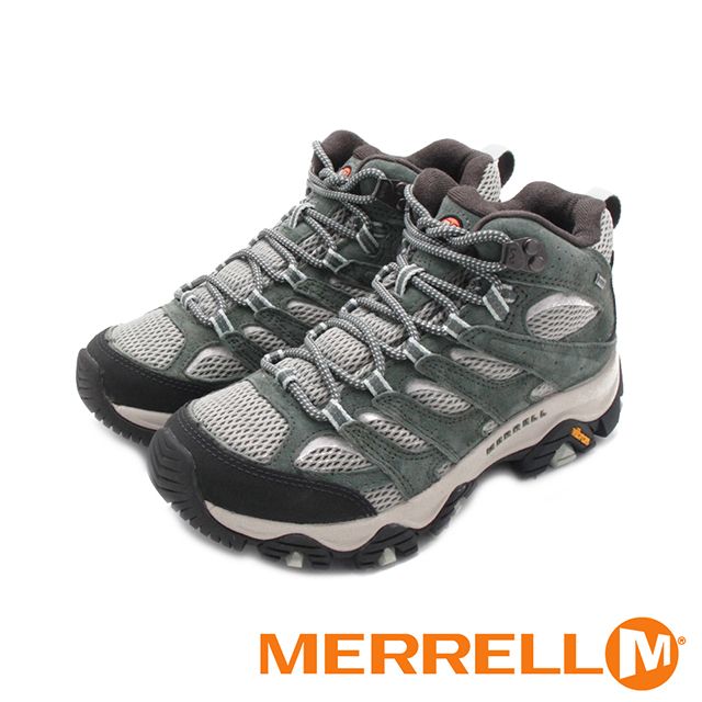 Merrell (女)MOAB 3 MID GORE-TEX防水登山中筒鞋 女鞋-石灰綠