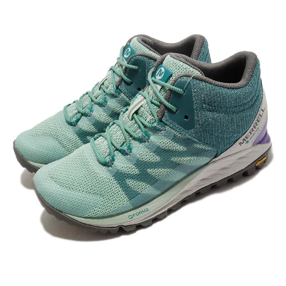 Merrell  戶外鞋 Antora 2 Mid GTX 女鞋 薄荷綠 防水 抗撕裂 高筒 登山鞋 ML067204