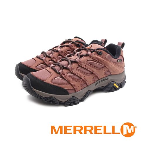 MERRELL(女)MOAB 3 SMOOTH GORE-TEX防水郊山健行鞋 女鞋-棕紅