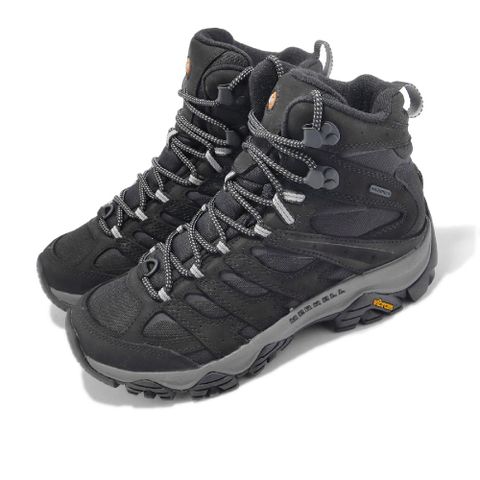Merrell 越野鞋 Moab 3 APEX Mid WP 女鞋 黑 登山鞋 防水 黃金大底 戶外 郊山 中筒 ML037220