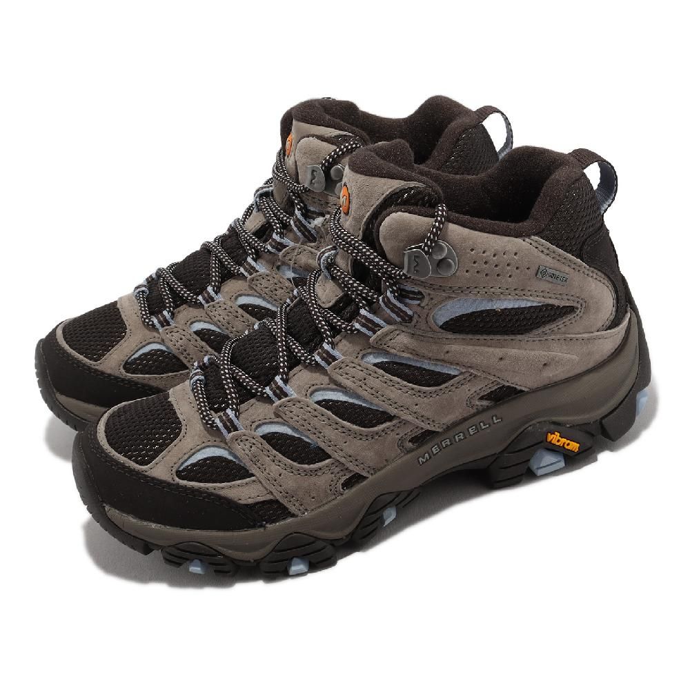 Merrell  登山鞋 Moab 3 Mid GTX 女鞋 棕 防水 避震 戶外 郊山 Vibram ML035816