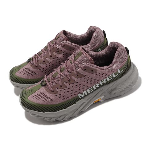 Merrell 邁樂 戶外鞋 Agility Peak 5 女鞋 粉紅 綠 黃金大底 郊山 越野 登山 ML067806