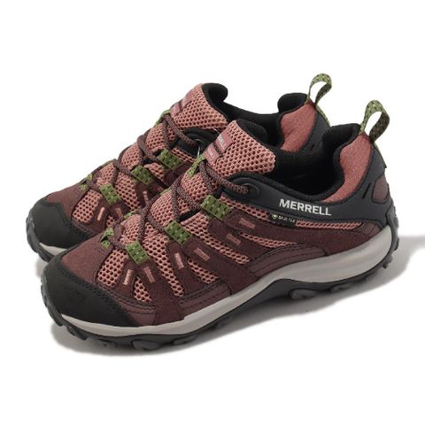 Merrell 邁樂 登山鞋 Alverstone 2 GTX 女鞋 珊瑚紅 黑 防水 越野 戶外 郊山 ML037548