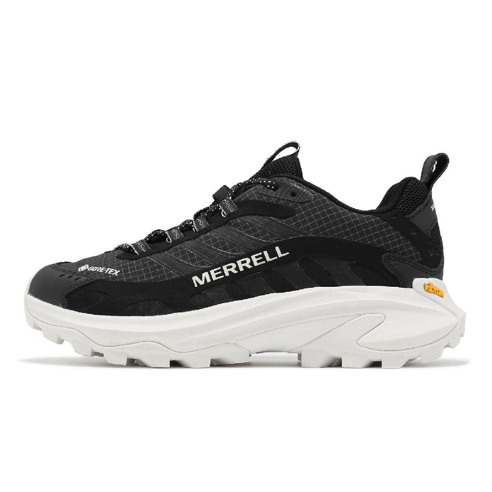 Merrell  邁樂 戶外鞋 Moab Speed 2 GTX 女鞋 黑 白 防水 襪套式 抗撕裂 抓地 郊山 登山鞋 ML038172