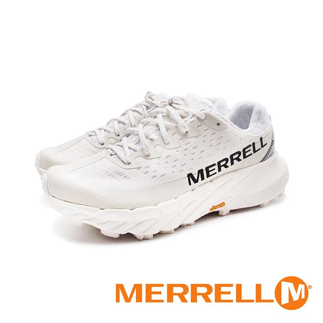 Merrell (女)AGILITY PEAK 5戶外健身輕量型慢跑越野鞋 女鞋-白