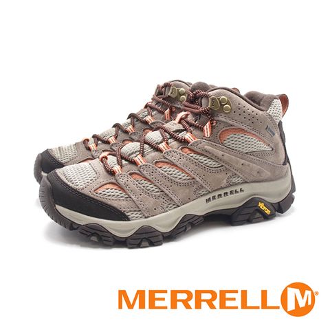 Merrell (女)MOAB 3 MID GORE-TEX防水登山中筒鞋 女鞋-棕橘