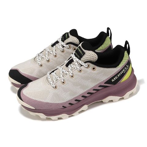 Merrell 邁樂 戶外鞋 Speed ECO WP 女鞋 米白 粉 防水 緩震 抓地 郊山 登山鞋 ML037186