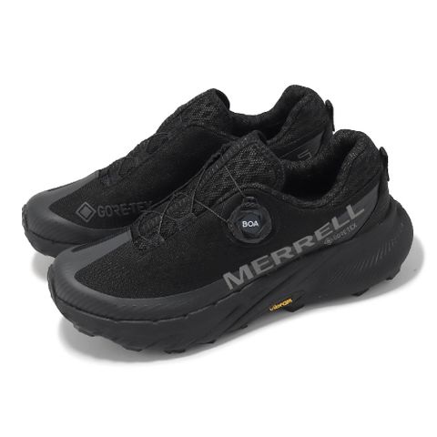 Merrell 邁樂 越野跑鞋 Agility Peak 5 Boa GTX 女鞋 黑 防水 襪套 旋鈕 郊山 運動鞋 ML068214