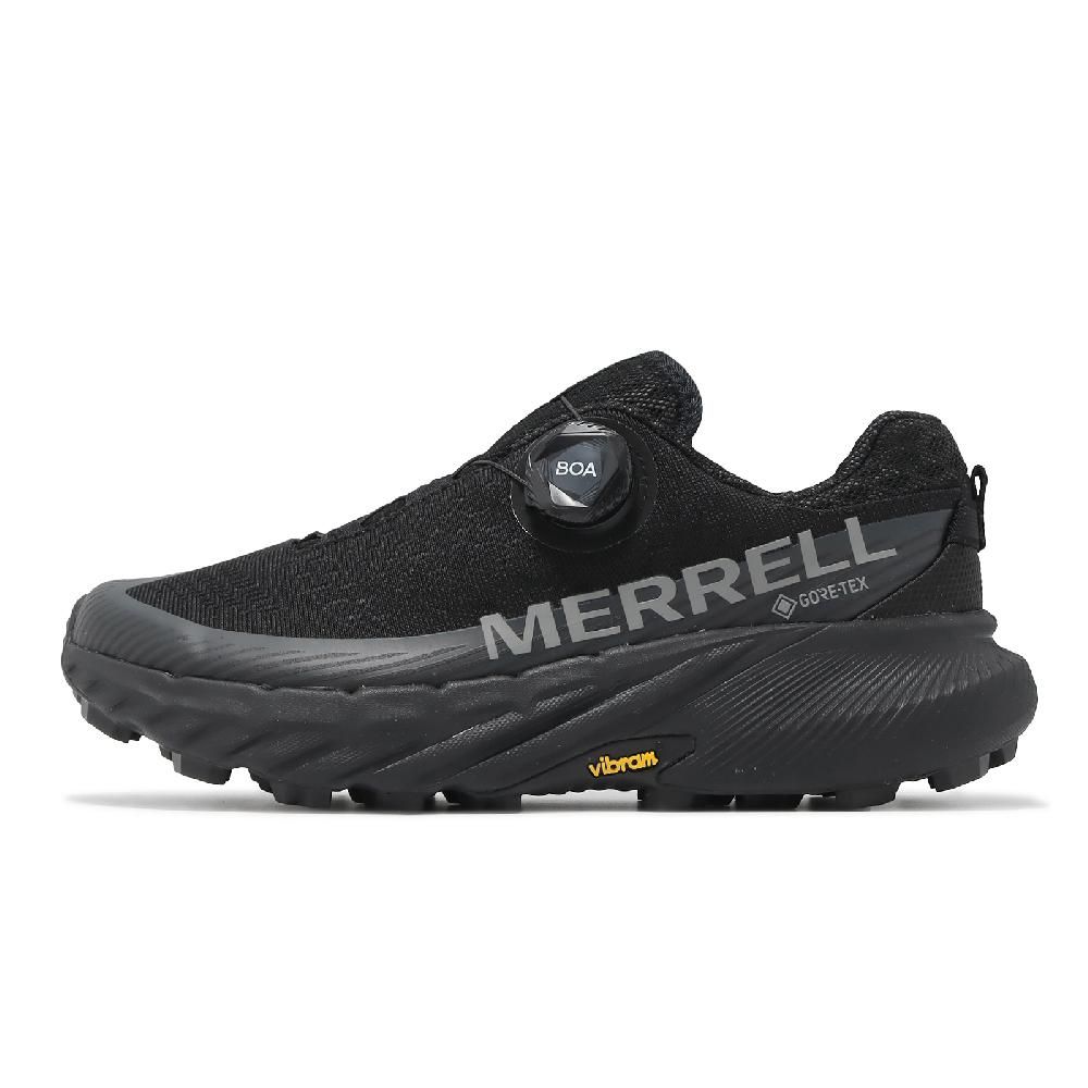 Merrell  邁樂 越野跑鞋 Agility Peak 5 Boa GTX 女鞋 黑 防水 襪套 旋鈕 郊山 運動鞋 ML068214