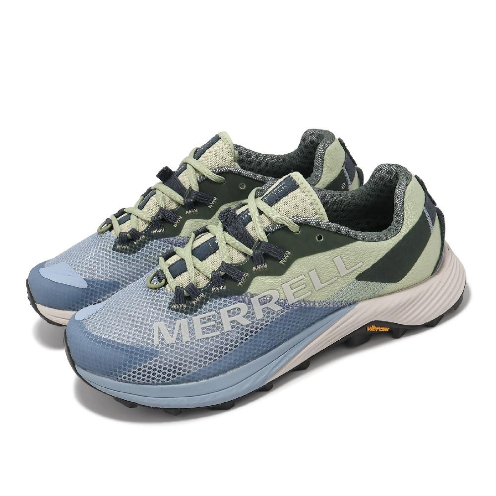 Merrell  邁樂 越野跑鞋 MTL Long SKY 2 女鞋 藍 綠 反光 抓地 耐磨 郊山 健行 運動鞋 ML068228