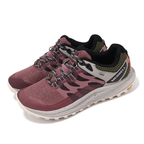 Merrell 邁樂 戶外鞋 Antora 3 女鞋 紅 黑 抗撕裂 網布 支撐 黃金大底 郊山 健行 運動鞋 ML067832