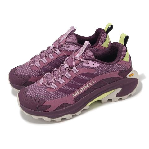 Merrell 邁樂 戶外鞋 Moab Speed 2 GTX 女鞋 紫 綠 防水 緩衝 黃金大底 郊山 登山鞋 ML037846